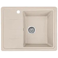 Гранітна кухонна мийка EcoLine 28L 620x500мм