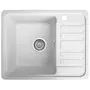 Гранітна кухонна мийка Valetti 9R 570x460мм Білий