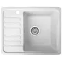 Гранітна кухонна мийка Valetti 9R 570x460мм Білий