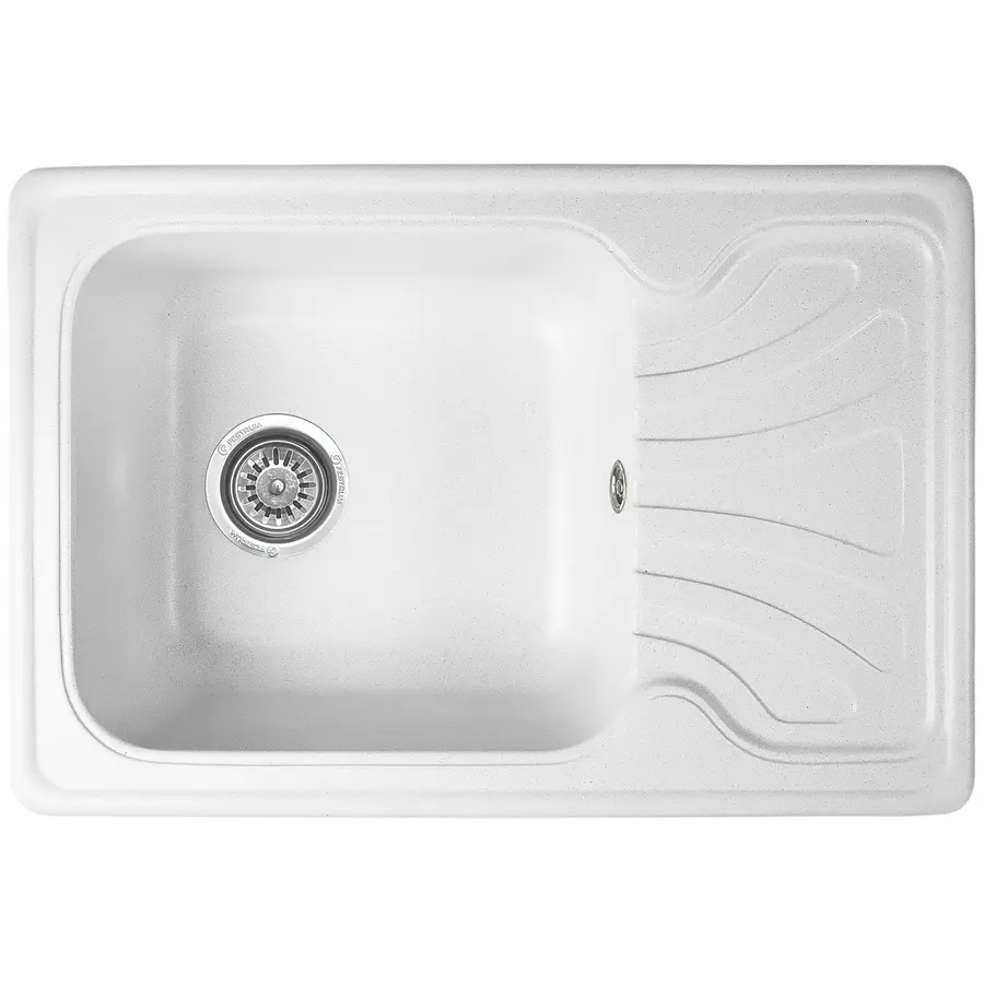 Гранітна кухонна мийка Valetti 10R 640x440мм Білий