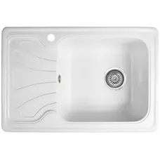 Гранітна кухонна мийка Valetti 10L 640x440мм Білий