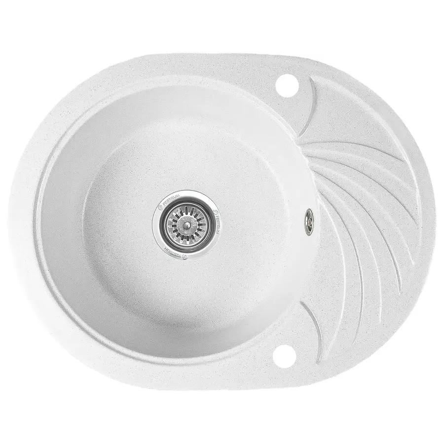 Гранітна кухонна мийка Valetti 13N 600x470мм Білий