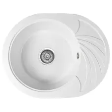 Гранітна кухонна мийка Valetti 13N 600x470мм Білий