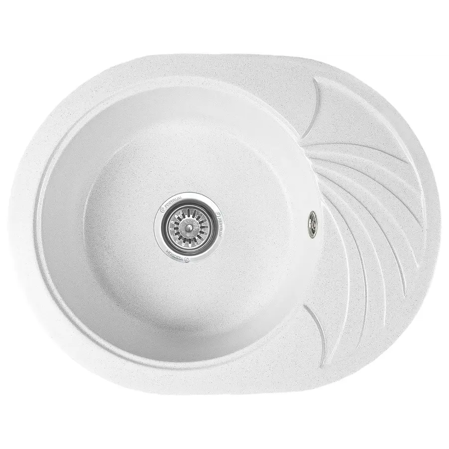 Гранітна кухонна мийка Valetti 13N 600x470мм Білий