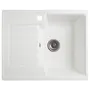 Гранітна кухонна мийка Valetti Europe модель №12 біла 62*50