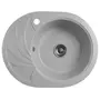 Гранитная кухонная мойка Valetti Europe модель №13 серая 60 * 47