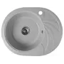 Гранитная кухонная мойка Valetti Europe модель №13 серая 60 * 47