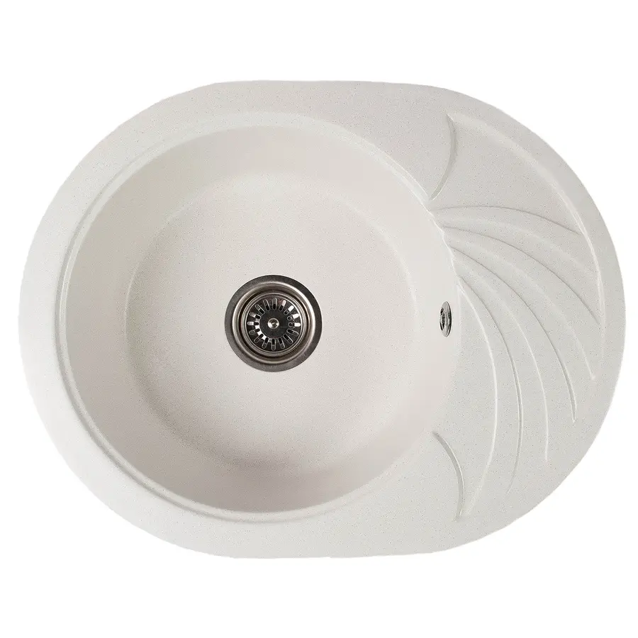 Гранитная кухонная мойка Valetti Europe модель №13 серая 60 * 47