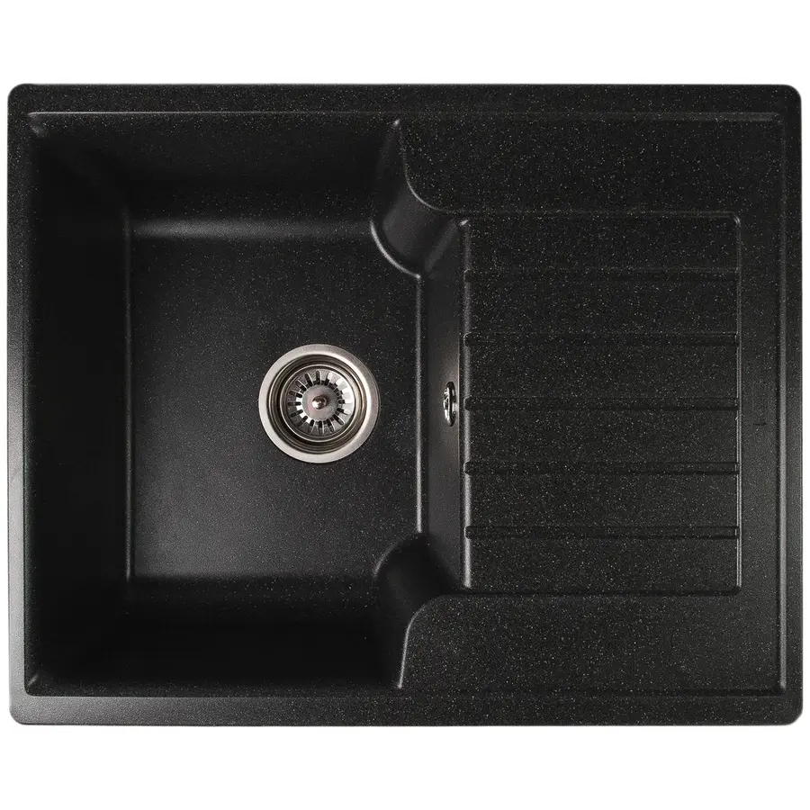 Гранітна кухонна мийка Valetti Europe модель №12 біла 62*50