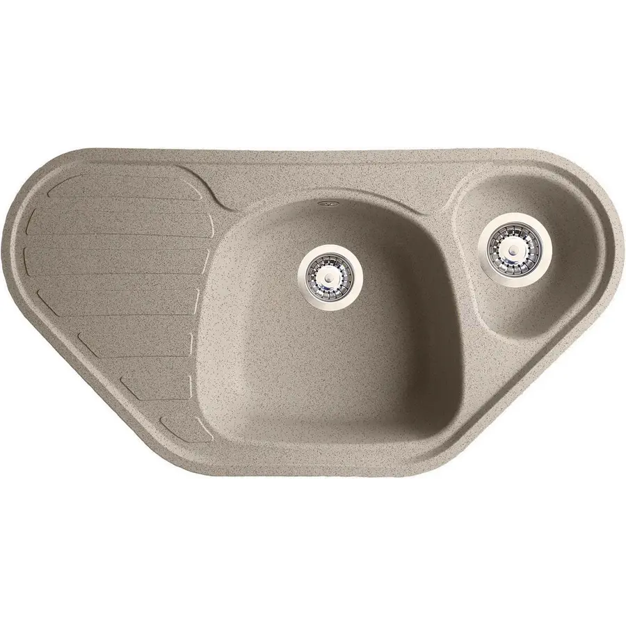 Кухонная гранитная мойка Valetti Europe модель №20 черная 95 * 50