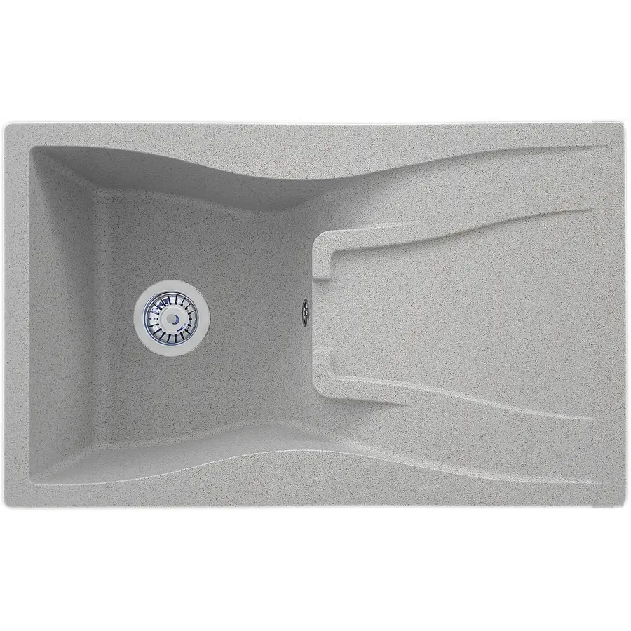 Гранітна кухонна мийка Valetti Europe модель №54 сіра 79*50