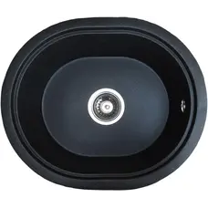 Гранітна кухонна мийка Valetti Europe модель №60 чорна 51*43
