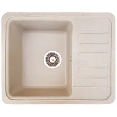 Гранітна кухонна мийка Valetti Europe модель №9 бежевий 57*46