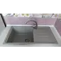Гранитная мойка Valetti Europe модель №36 серая 78 * 44
