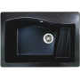 Гранитная кухонная черная мойка Valetti Europe модель №70 прямоугольной формы.