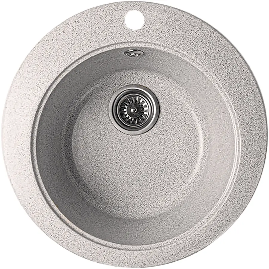 Гранитная кухонная раковина Valetti EcoLine модель №2 бежевая 475