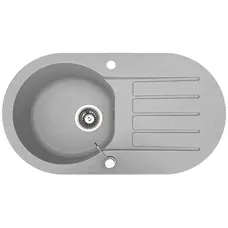 Кухонна мийка з граніту Valetti Premium модель №67 сіра 77*43