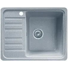 Гранітна кухонна мийка Valetti 9L 570x460мм Сірий