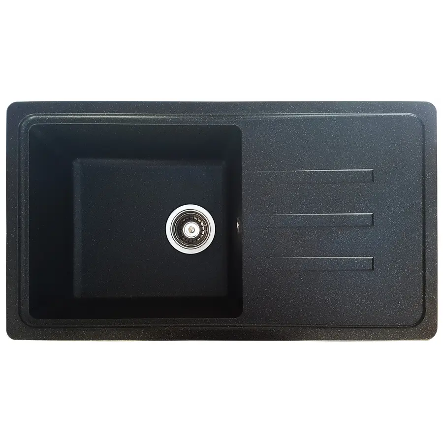 Гранітна кухонна мийка Valetti 36N 435x780 мм