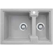 Гранітна кухонна мийка Valeti 43R 425 x625 мм