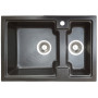 Гранітна кухонна мийка Valeti 43R 425 x625 мм
