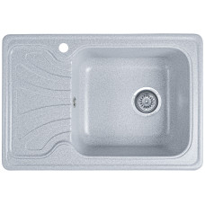 Гранітна кухонна мийка EcoLine 10L 640x440мм Сірий