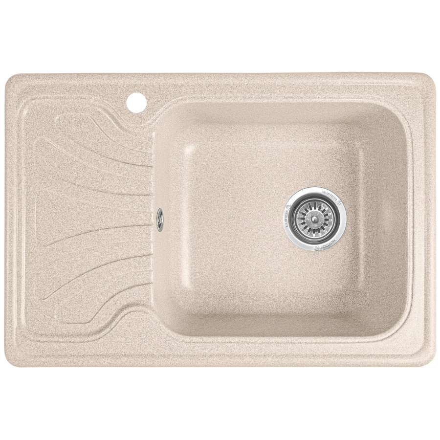 Гранітна кухонна мийка EcoLine 10L 640x440мм Сірий