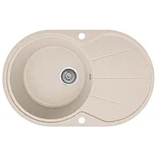 Гранітна кухонна мийка EcoLine 18D 775x495мм