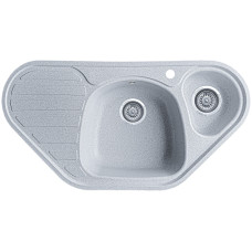 Гранітна кухонна мийка EcoLine 20R 950x500мм Сірий