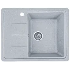 Гранітна кухонна мийка EcoLine 28L 620x500мм Сірий