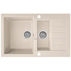 Гранітна кухонна мийка EcoLine 29D 785x495мм