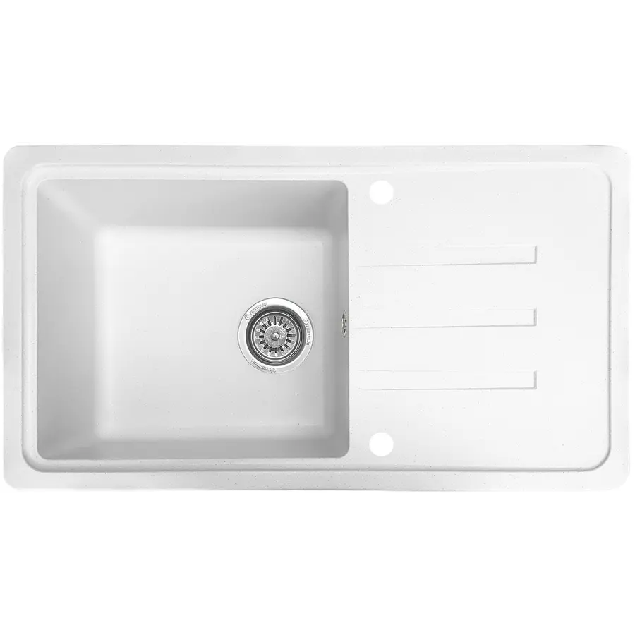 Гранітна кухонна мийка Valetti 36D 435х780 мм