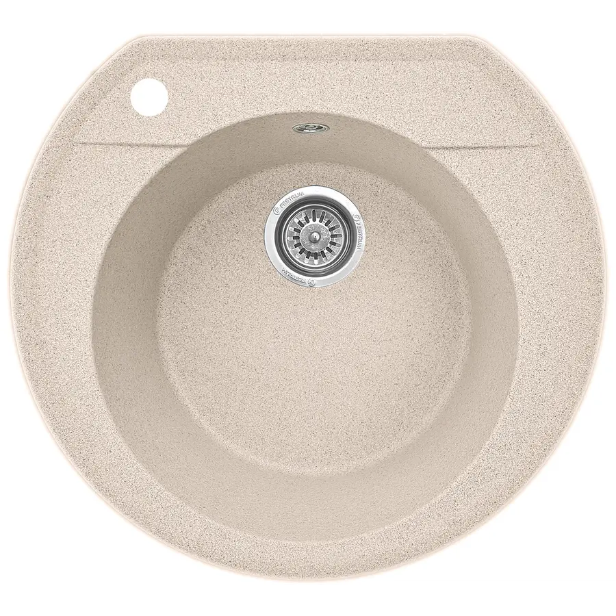 Гранітна кухонна мийка Valetti 31L 490х530 мм