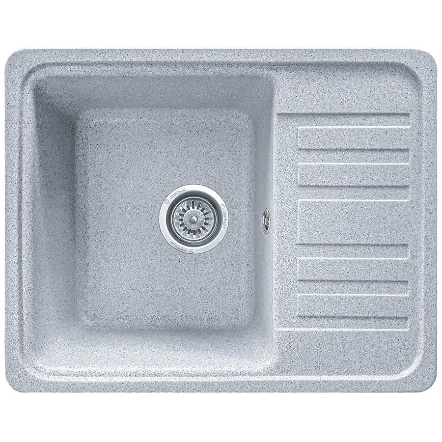 Гранітна кухонна мийка Valetti 9R 570x460мм Сірий