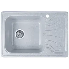 Гранітна кухонна мийка Valetti 10R 640x440мм Сірий