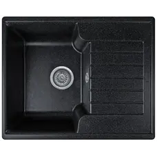 Гранітна кухонна мийка Valetti 12N 610x500 мм Чорний