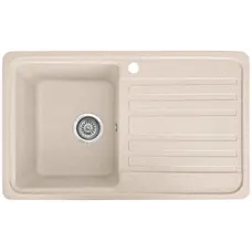 Гранітна кухонна мийка Valetti 17R 760x460 мм Бежевий