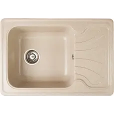 Гранітна кухонна мийка Valetti Europe модель №10 бежева 65*44