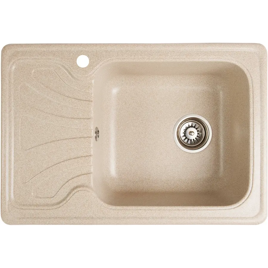 Гранітна кухонна мийка Valetti Europe модель №10 бежева 65*44