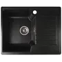 Гранітна кухонна мийка Valetti Europe модель №12 чорна 62*50