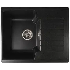 Гранітна кухонна мийка Valetti Europe модель №12 чорна 62*50
