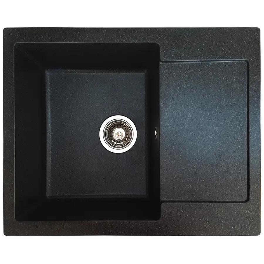 Гранітна кухонна мийка Valetti Europe модель №26 біла 62*50