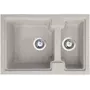 Кухонна гранітна мийка Valetti Europe модель №43 біла 62*42