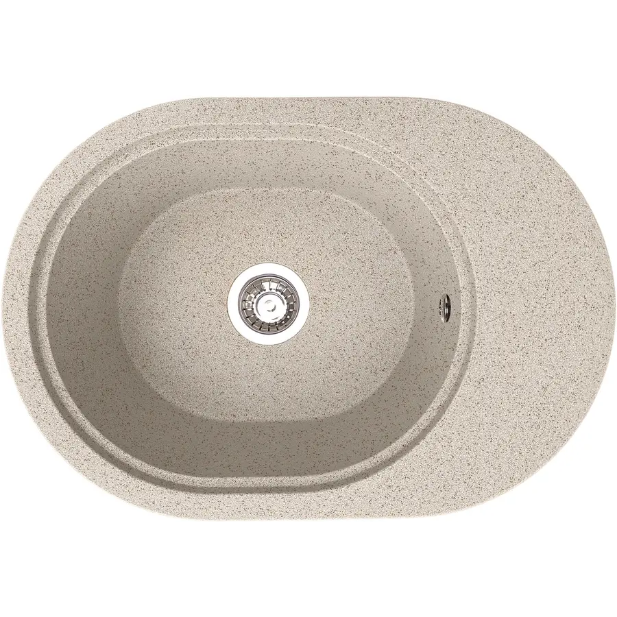 Гранитная кухонная мойка Valetti Europe модель №62 серая 62 * 43