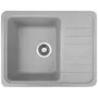 Кухонна гранітна мийка Valetti Europe модель №9 сірий 57*46