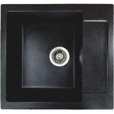 Кухонна гранітна мийка Valetti Europe модель №69 чорна