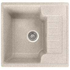Кухонна мийка з граніту Valetti модель №71 біла 51*49