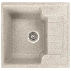 Кухонная мойка из гранита Valetti модель №71белая 51*49