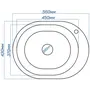 Гранітна кухонна мийка Valetti 61R 430х560 мм