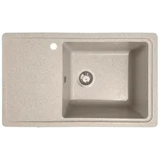 Гранітна кухонна мийка Valeti 63L 435x710 мм